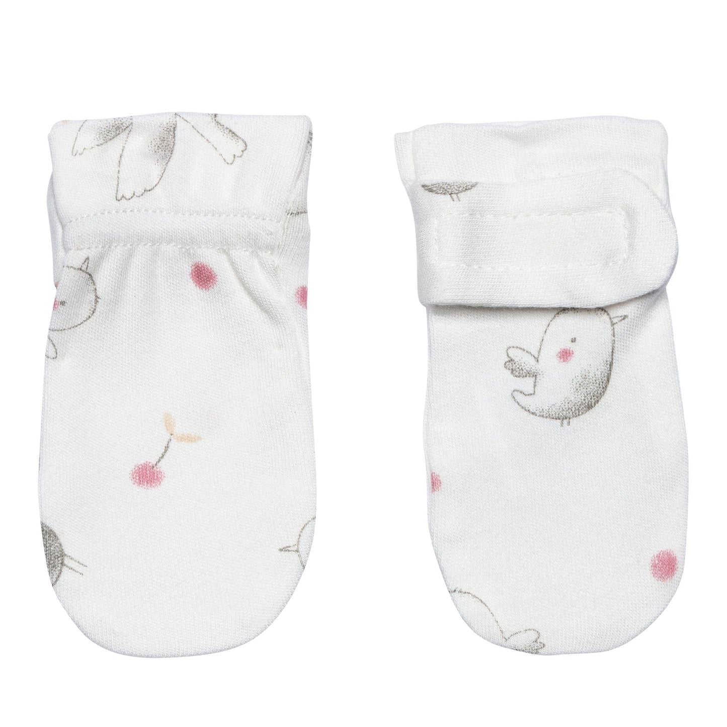 Newborn bamboo scratch mittens - Flickers