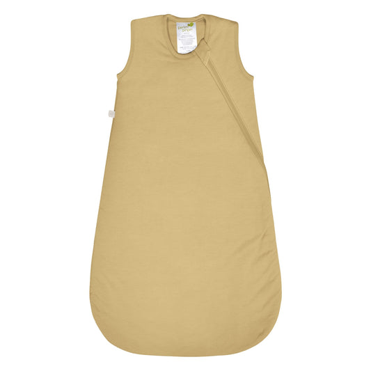 Quilted bamboo sleep sack - Curry (1.0 tog)