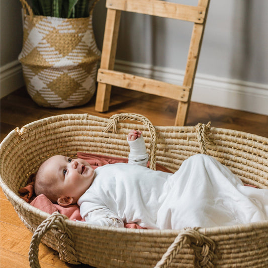 Quilted bamboo sleep sack - Ivory (1.0 tog)