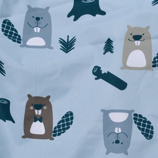 Infant mid-season bunting bag - Blue Beavers