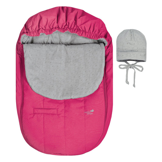 Infant mid-season bunting bag - Pink
