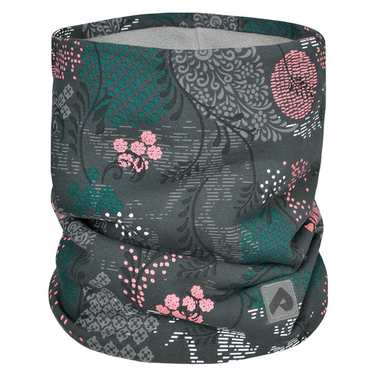 Cotton neck warmer with fleece lining - Flore