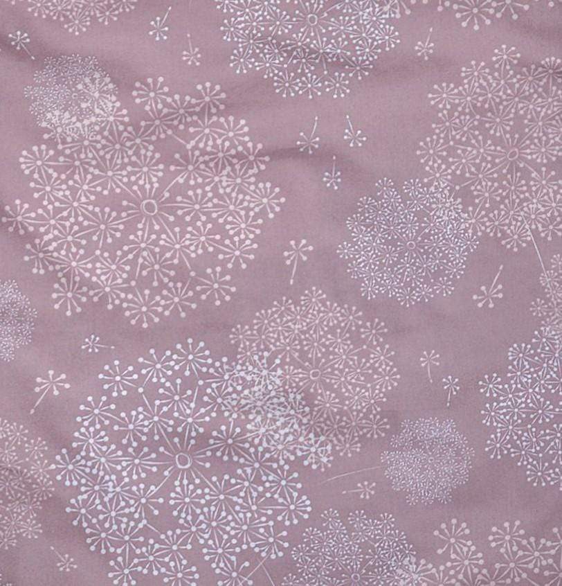 Woven cotton sleep sack - Plum dandelions (2.0 togs)