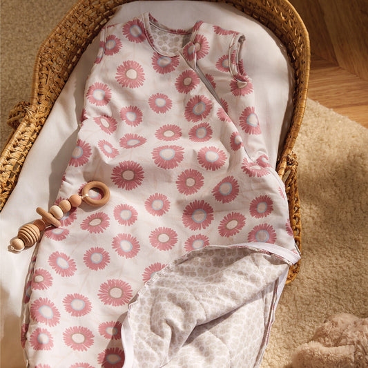 Woven cotton sleep sack - Lillies (2.0 togs)