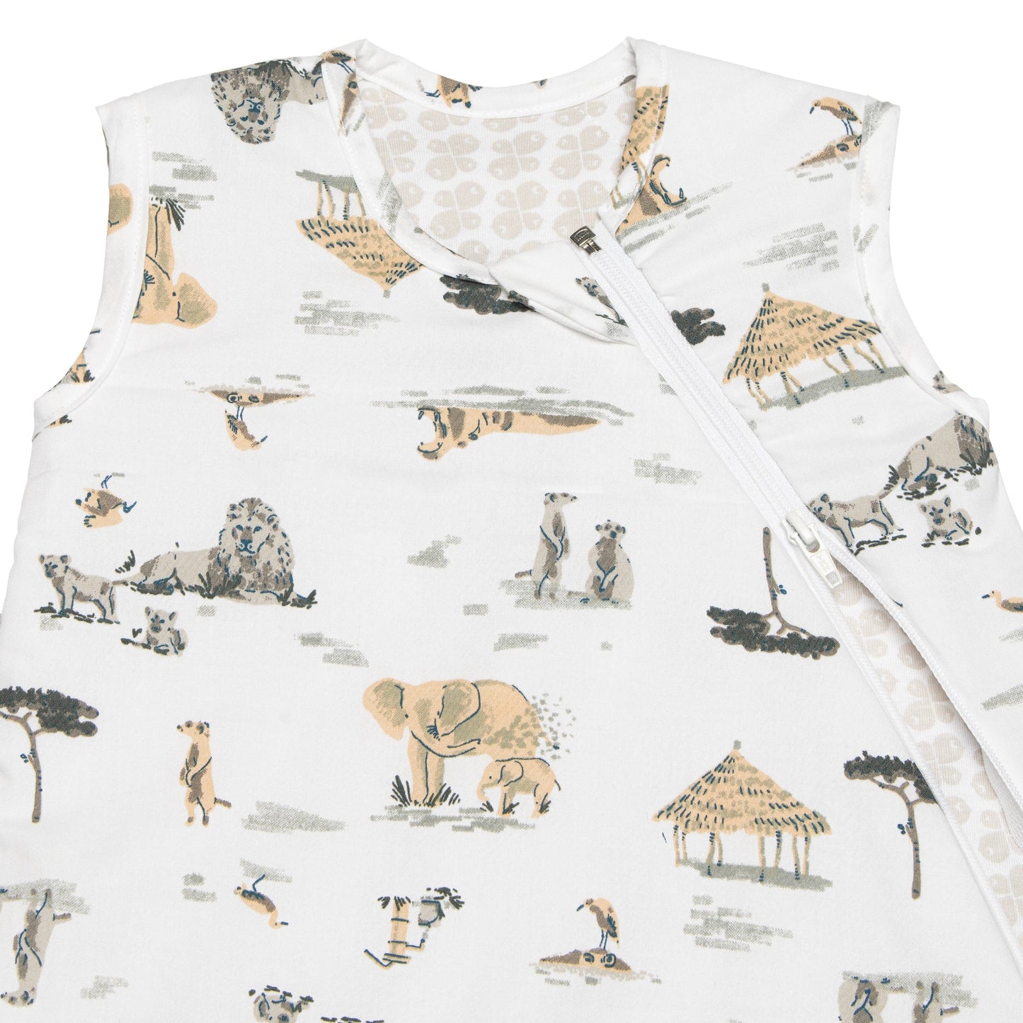 Woven cotton sleep sack - Safari (2.0 togs)