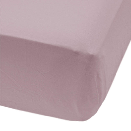 Crib fitted sheet - Plum