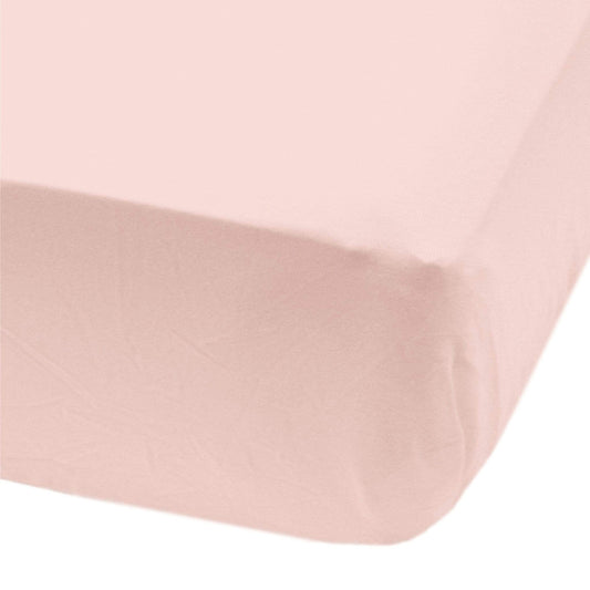 Crib fitted sheet - Npink