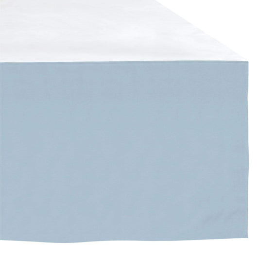 Crib bed skirt - glacier