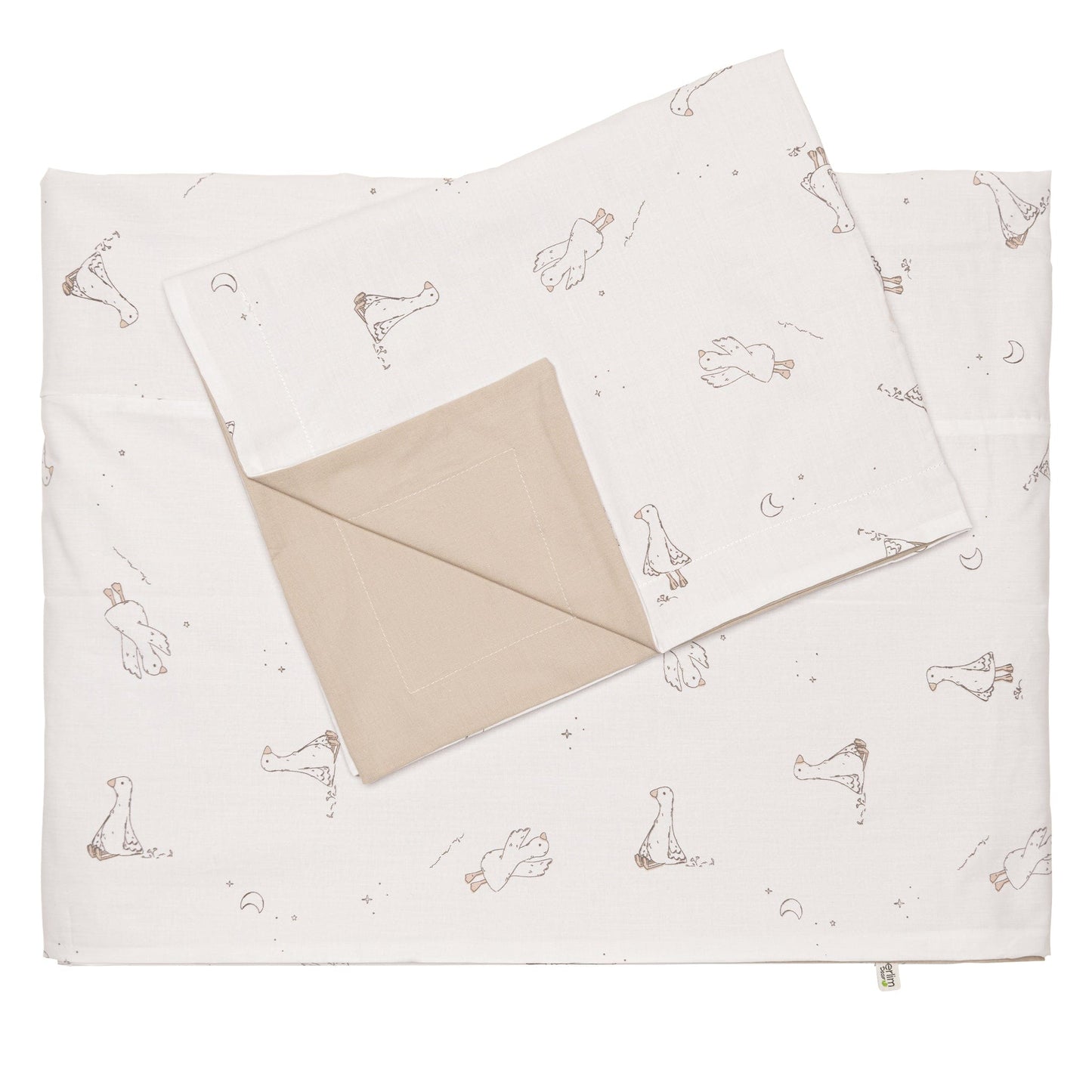 Housse de lit 54'' et 2 cache-oreillers - Petites Oies
