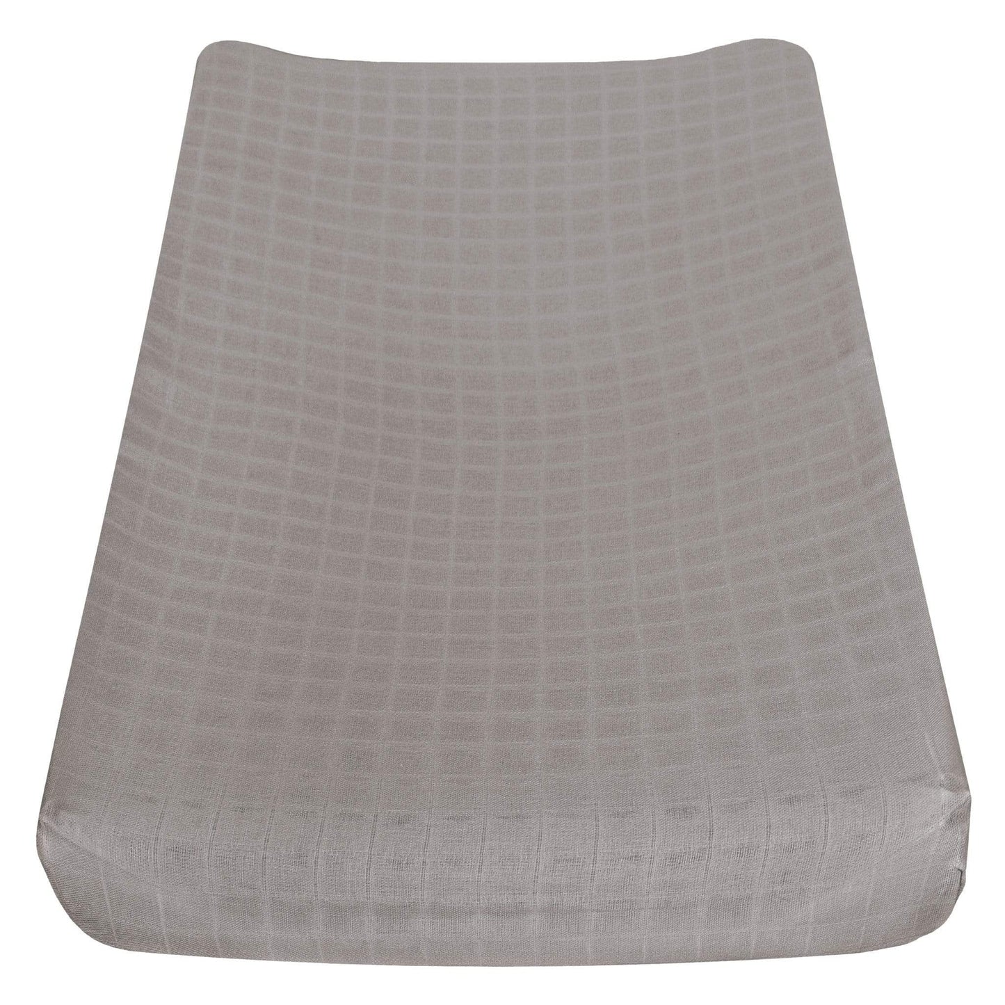 Cotton muslin change pad cover - taupe