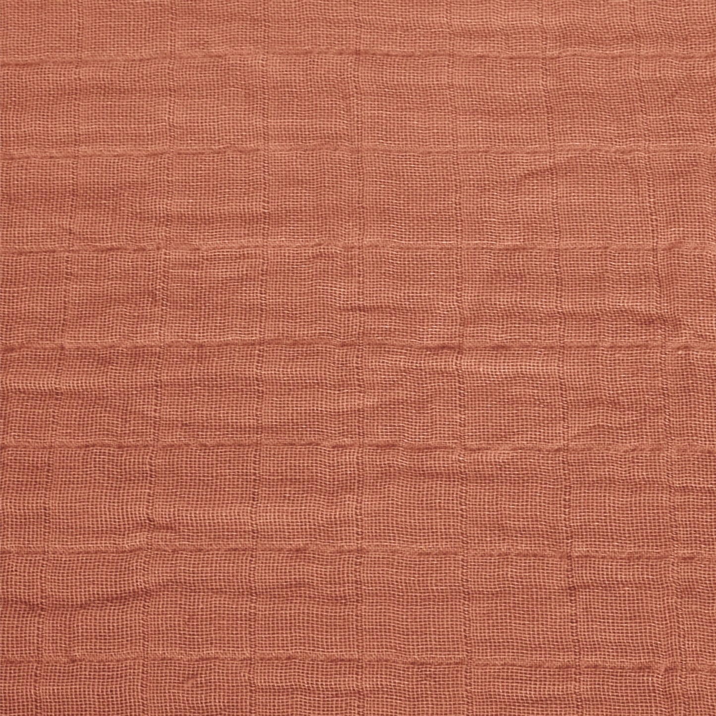 Cotton muslin swaddle - Cinnamon