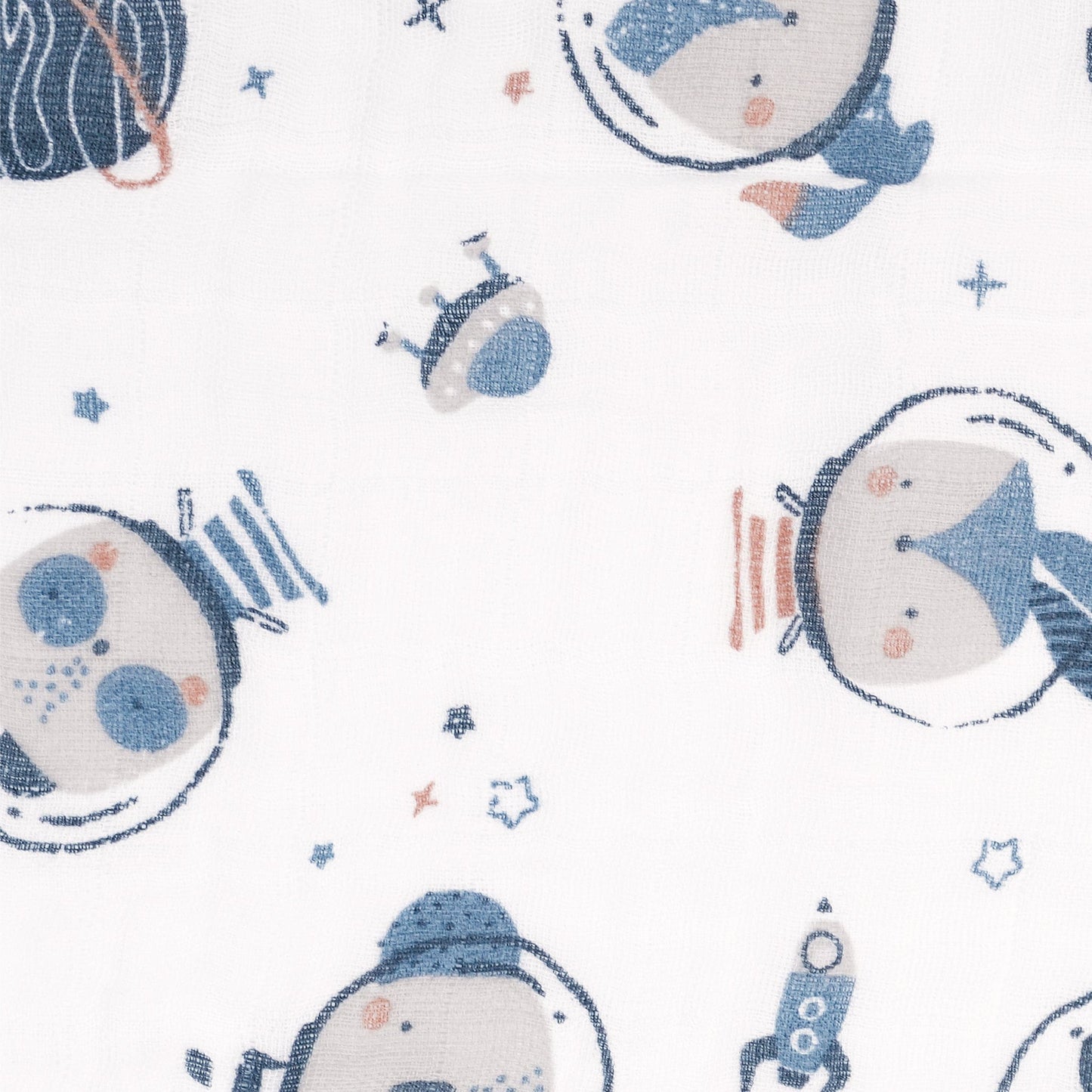 Cotton muslin swaddle - Astronauts | Partnership