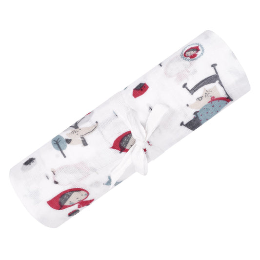 Cotton muslin swaddle - Riding hood | Partnership