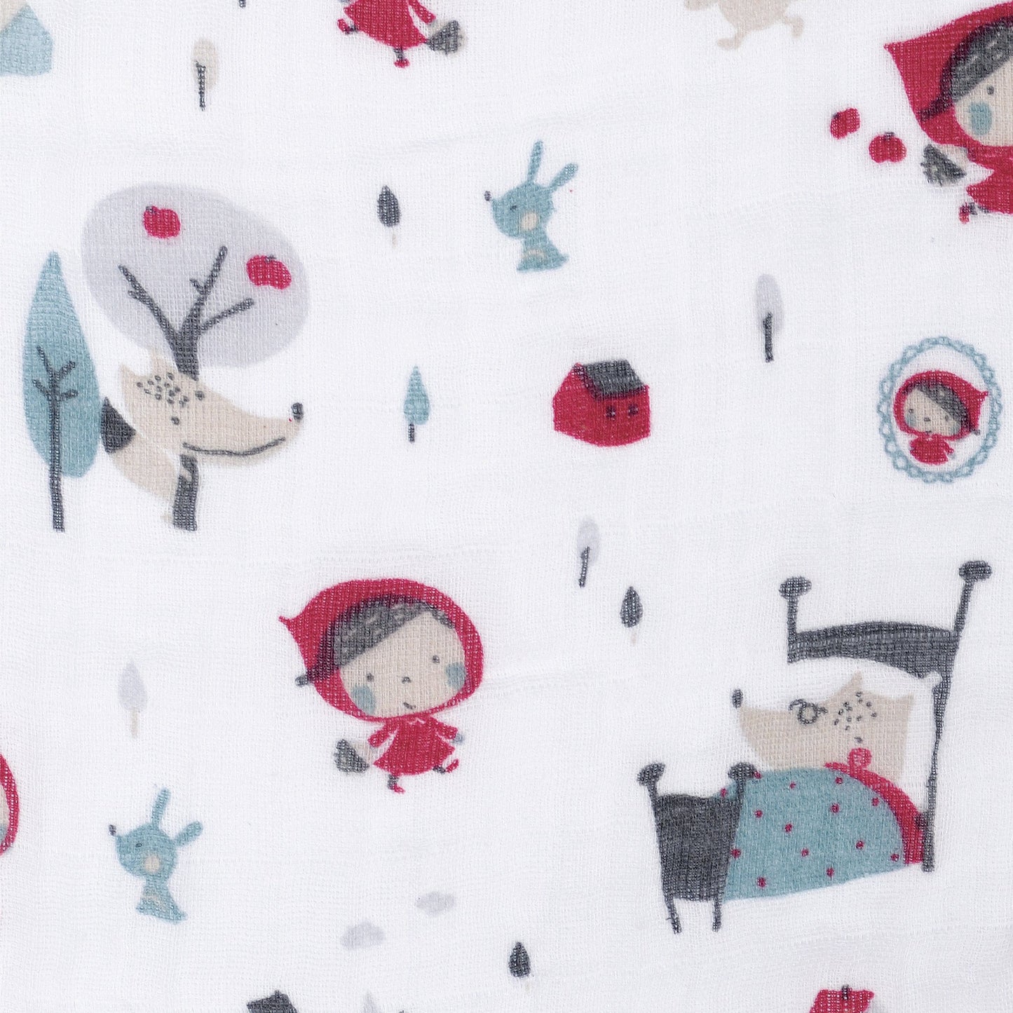 Cotton muslin swaddle - Riding hood | Partnership
