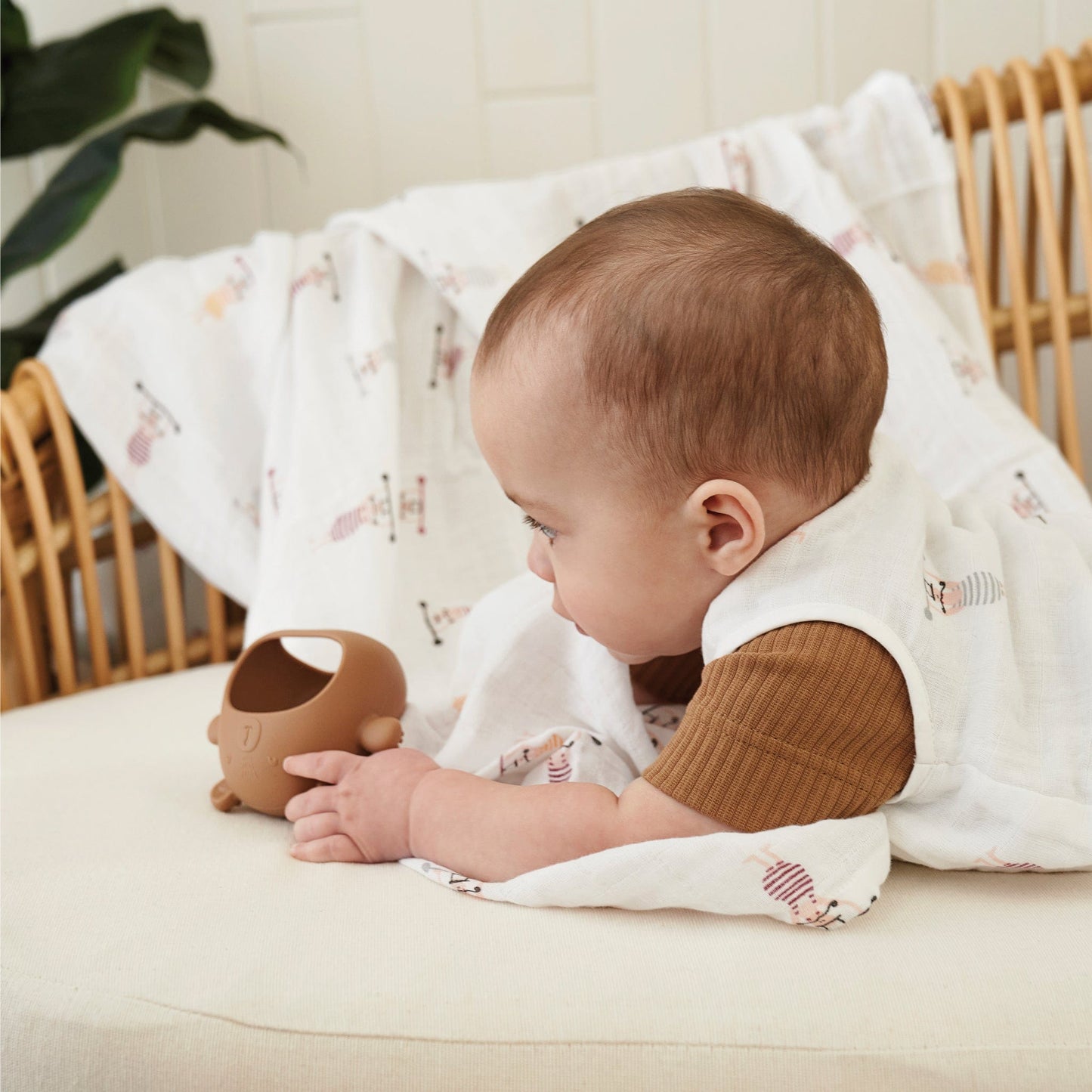 Cotton muslin swaddle - Circus | Partnership