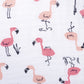 Cotton muslin sleep sack - Flamingos (0.7 tog)