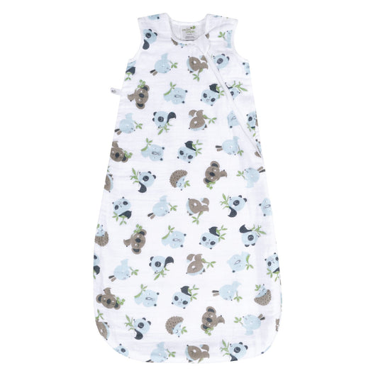 Sac de nuit mousseline de coton - Animaux (0.7 tog)