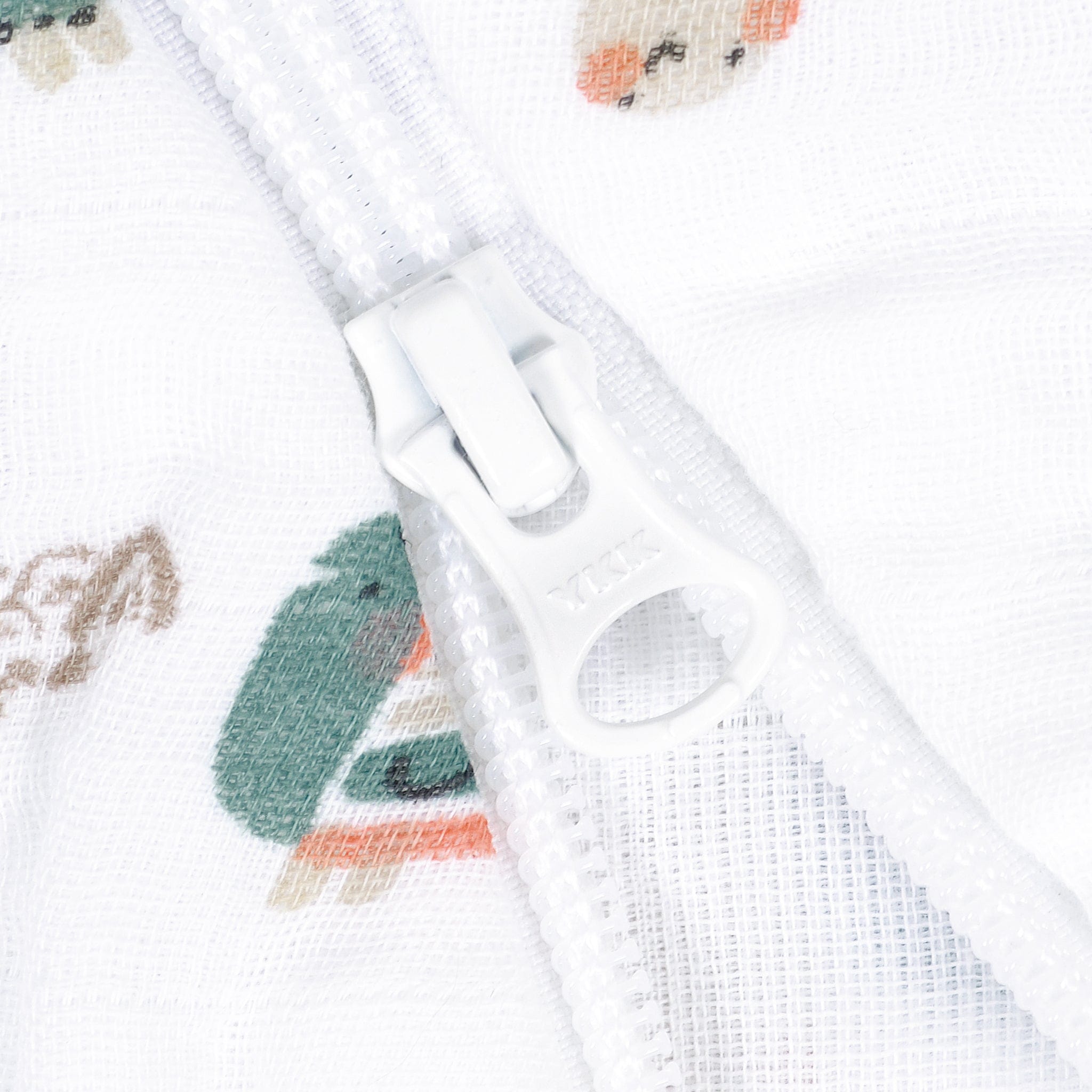 Cotton muslin sleep sack - Turtles (0.7 tog)