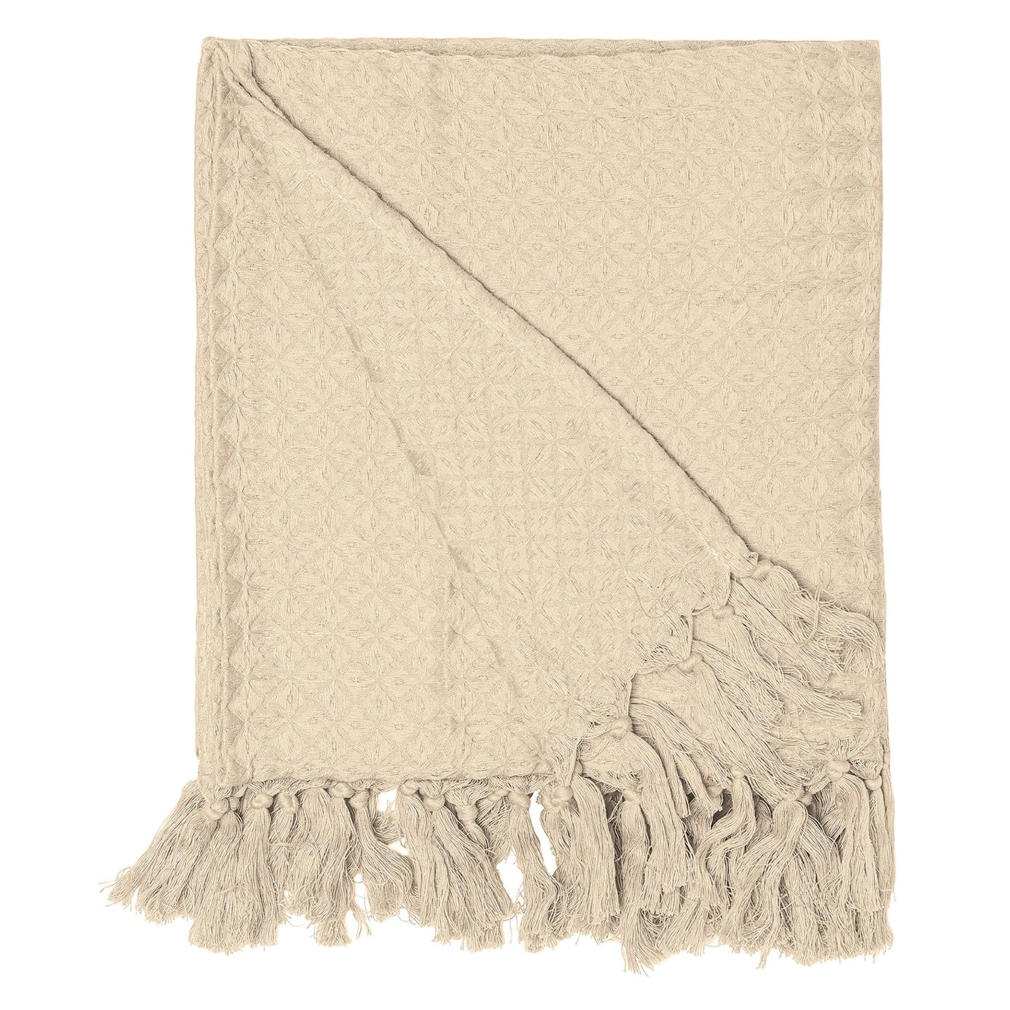 Organic cotton throw blanket  - Curry