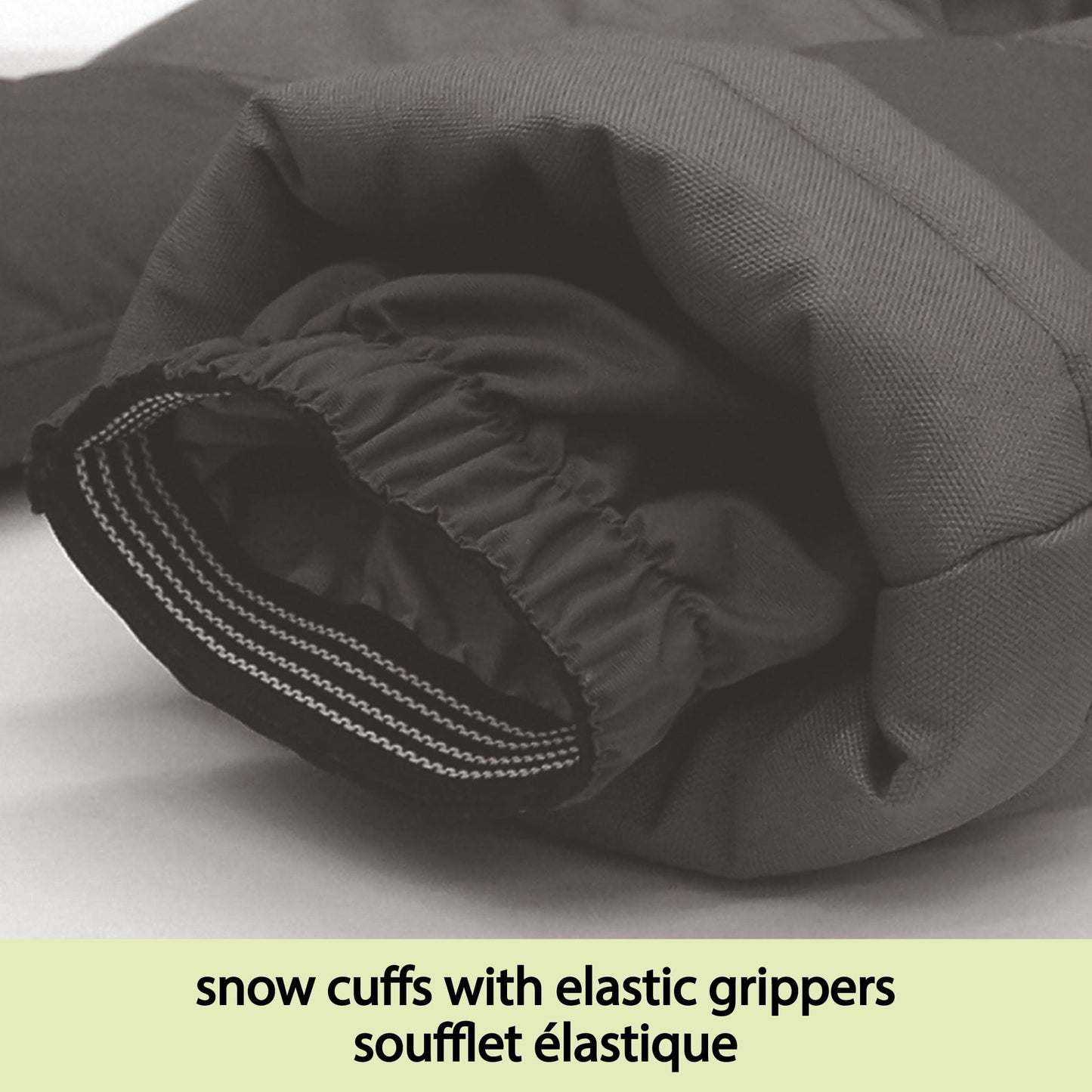 One piece toddler snowsuit - Charbon Textured
