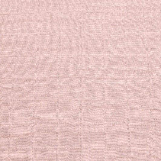 Housse en mousseline pour matelas à langer - rose