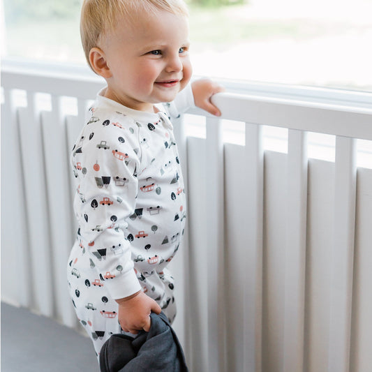 Pyjama pour bébé en bambou - Autos