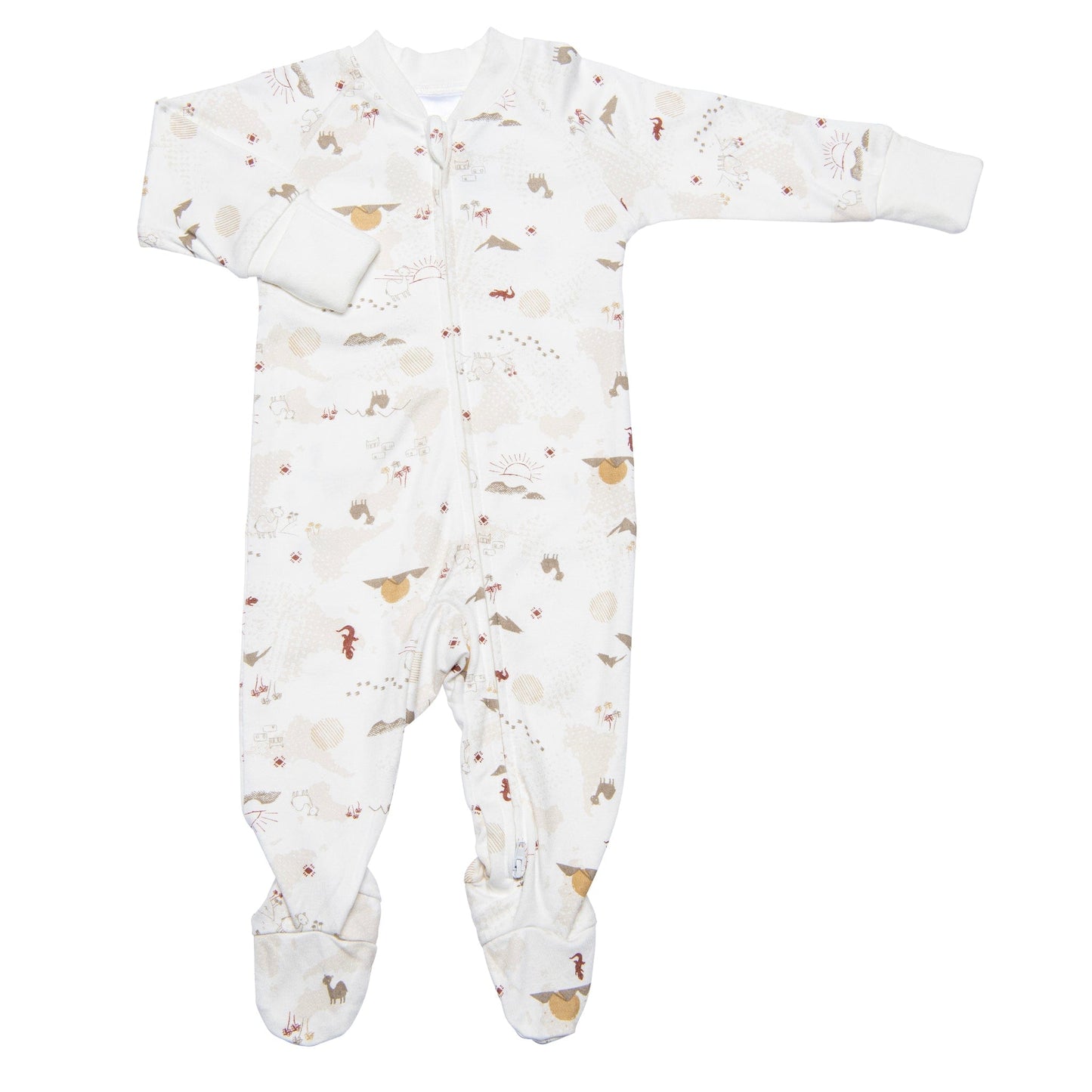 Pyjama pour bébé en bambou - Désert