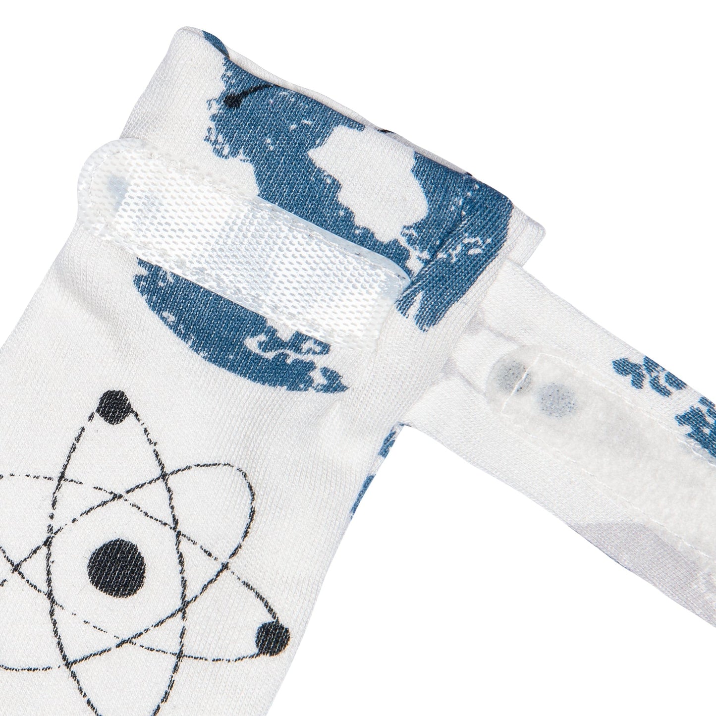 Newborn bamboo scratch mittens - Space