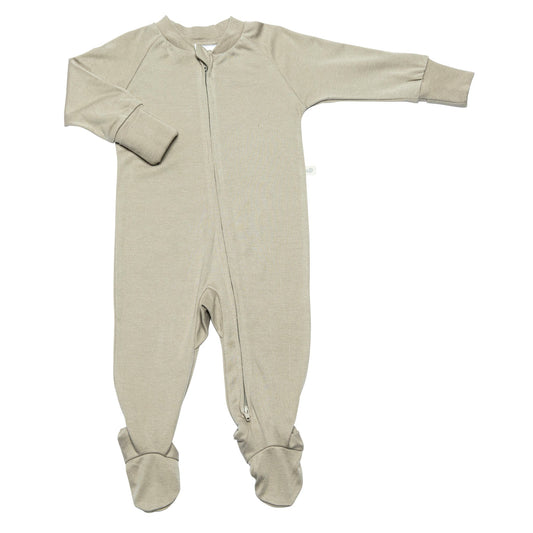 Bamboo baby sleeper - Taupe