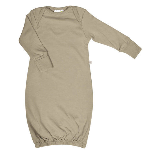 Bamboo baby sleep gown - Taupe