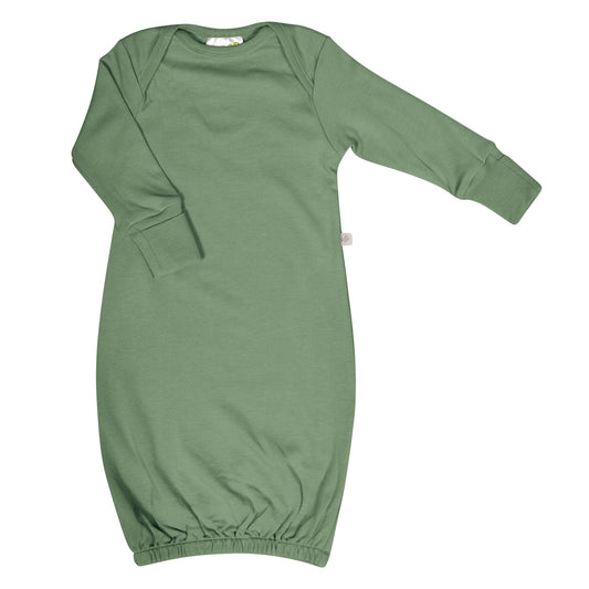 Bamboo baby sleep gown - Hunter Green