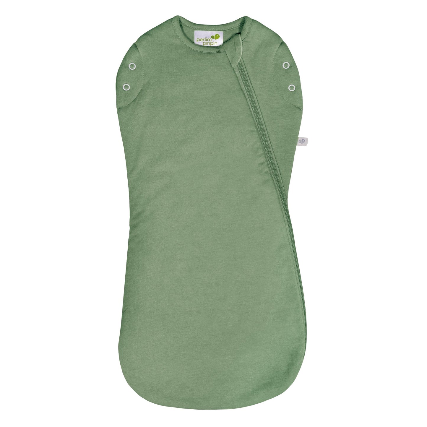 Bamboo newborn sleep sack - Hunter Green (1.0 tog)