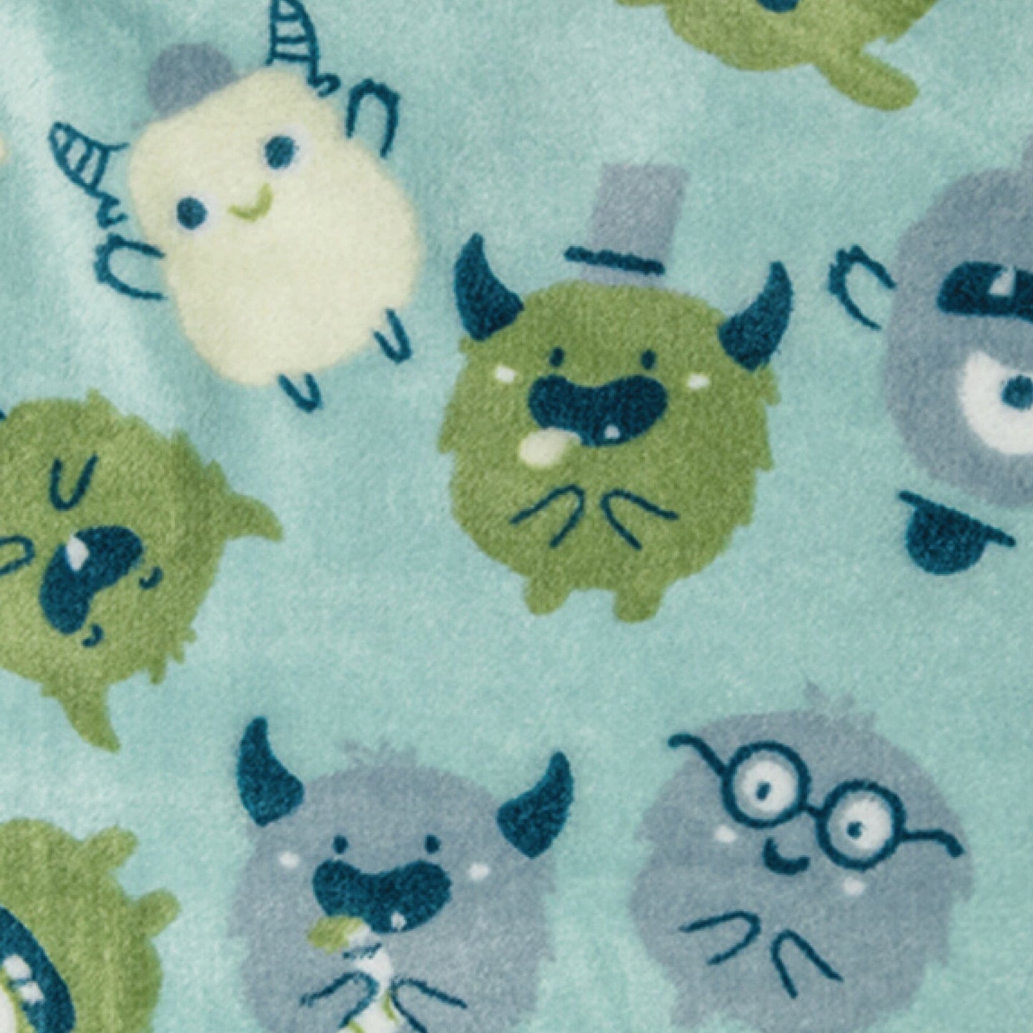 Plush blanket - Monsters