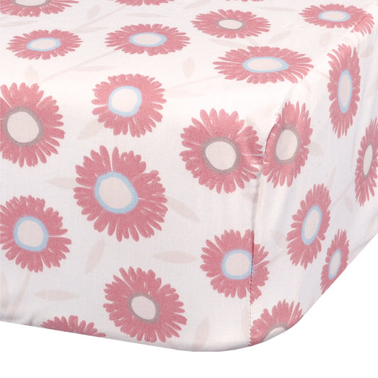 Crib fitted sheet - Lillies