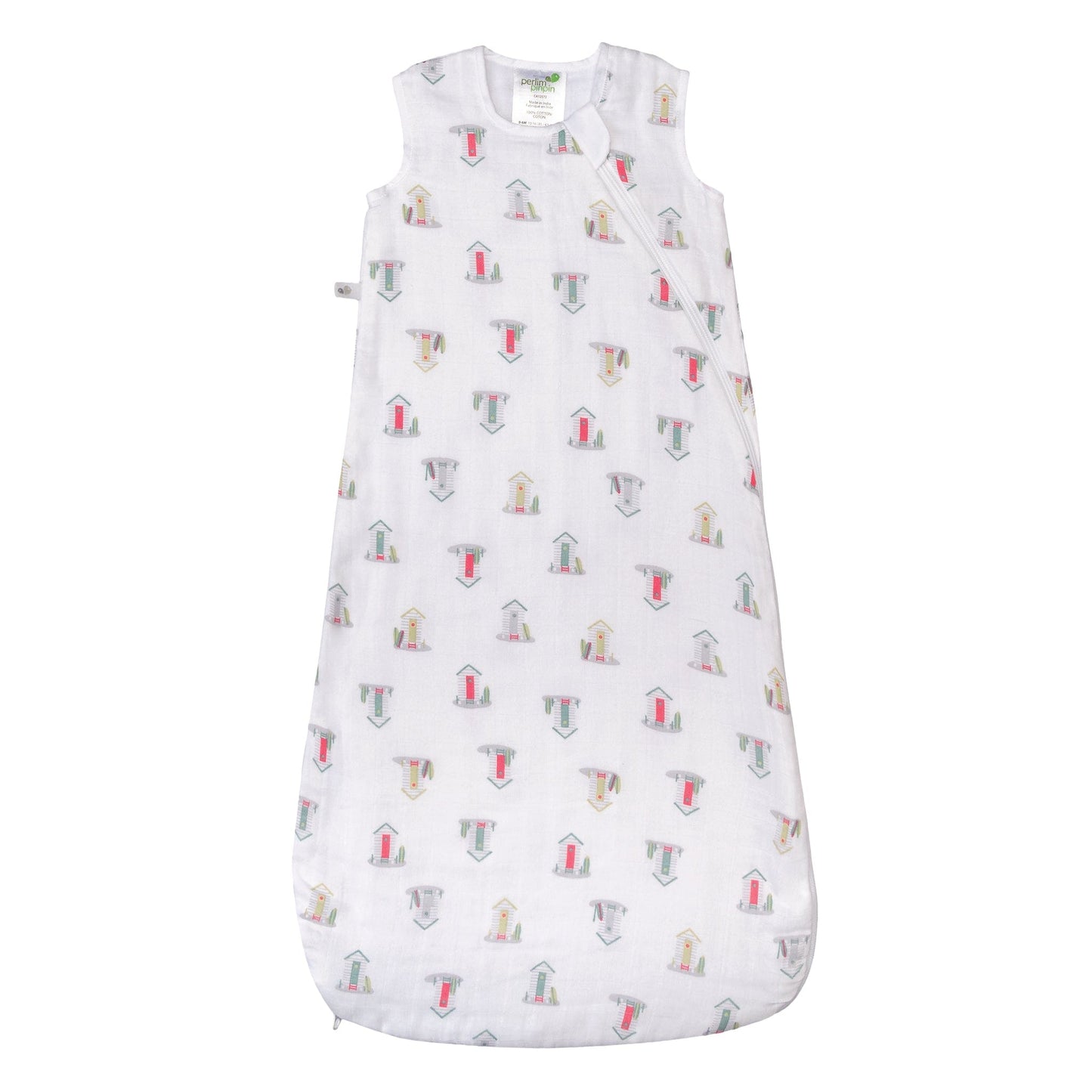 Cotton muslin sleep sack - Beach House (0.7 tog)