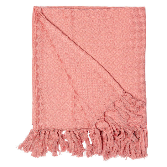 Organic cotton throw blanket - Petra