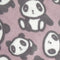 Plush sleep sack - Pandas (1.5 togs)