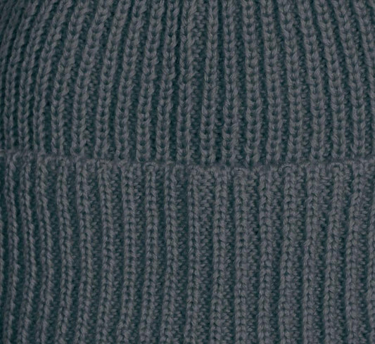 Bonnet acrylique 1 épaisseur avec oreilles - Coal