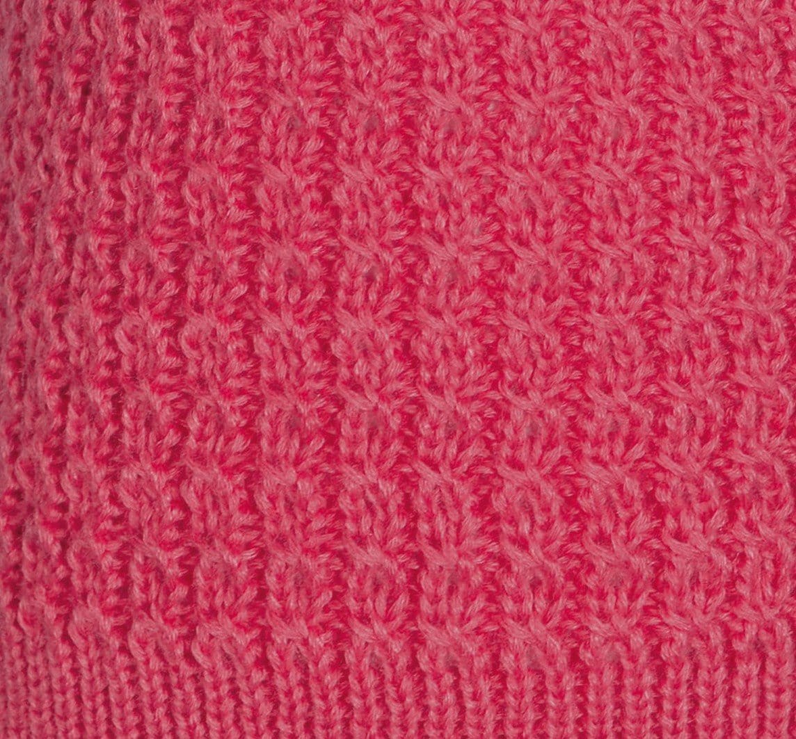 Single layer acrylic beanie - Pink
