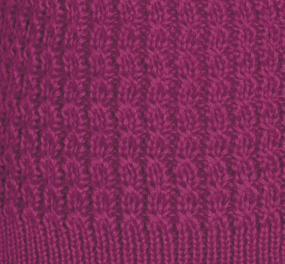 Bonnet acrylique 1 épaisseur - Cerise