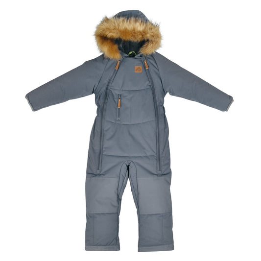 Habit de neige 1 pièce pour enfant - Texturé Charbon