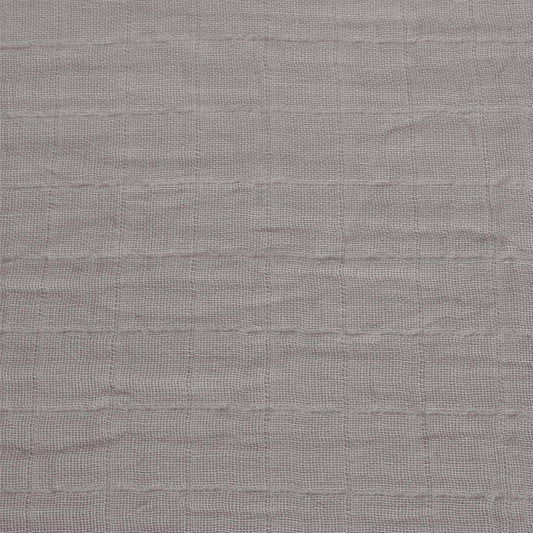 Cotton muslin fitted sheet - Taupe