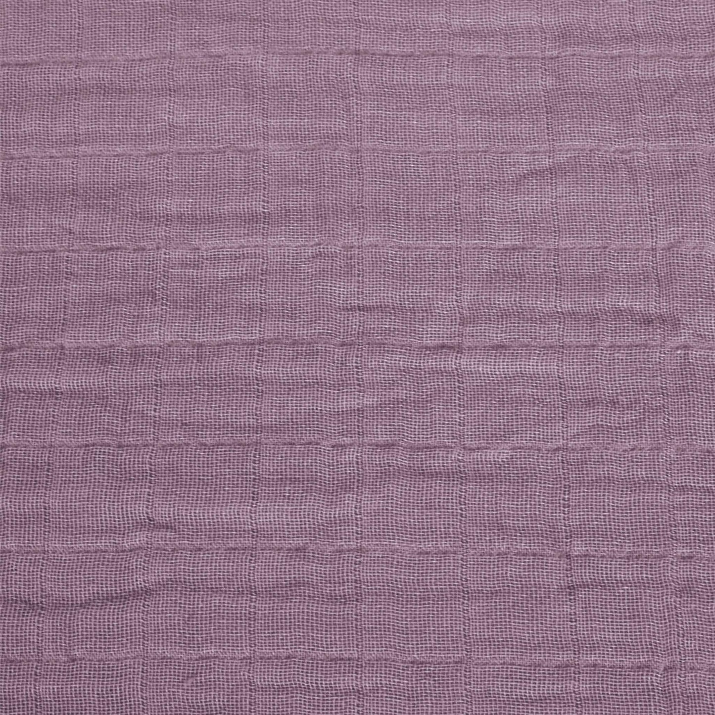 Cotton muslin change pad cover - plum