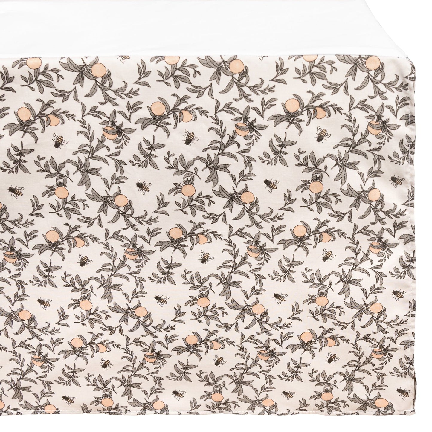 Crib bed skirt - Honeybees by Solange Pilote