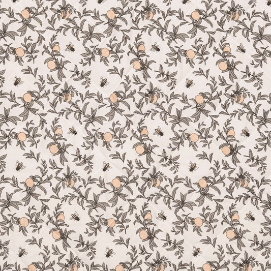 Waterproof change pad - Honeybees by Solange Pilote (16x30 inches)