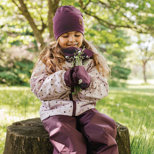 Ensemble 2 pièces mi-saison pour fille - Pois