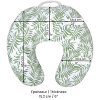 Nursing pillow - Tropical green