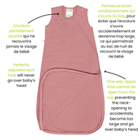 Quilted bamboo sleep sack - Lotus (1.0 tog)