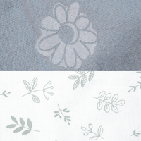Flannel Receiving Blanket - Daisies & Foliage (2-pack)