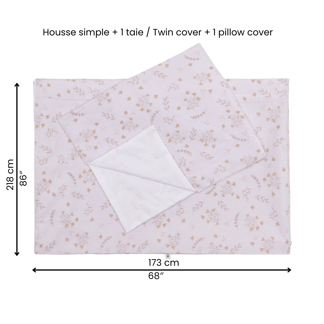 Housse de couette 39" + cache-oreiller - Printemps